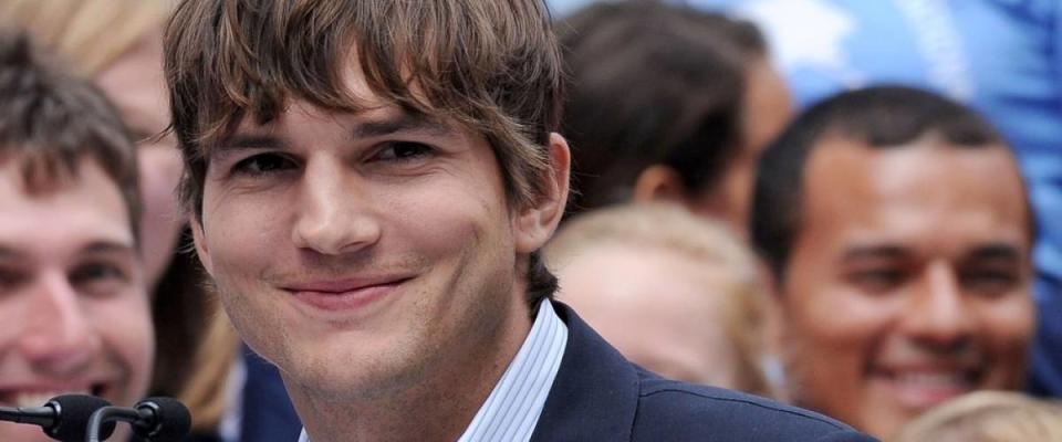 Ashton Kutcher close-up