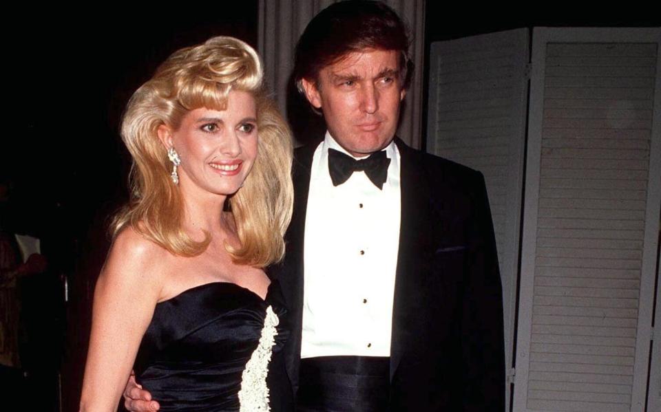 DONALD AND IVANA TRUMP, 1989 - KEITH BUTLER/REX/Shutterstock