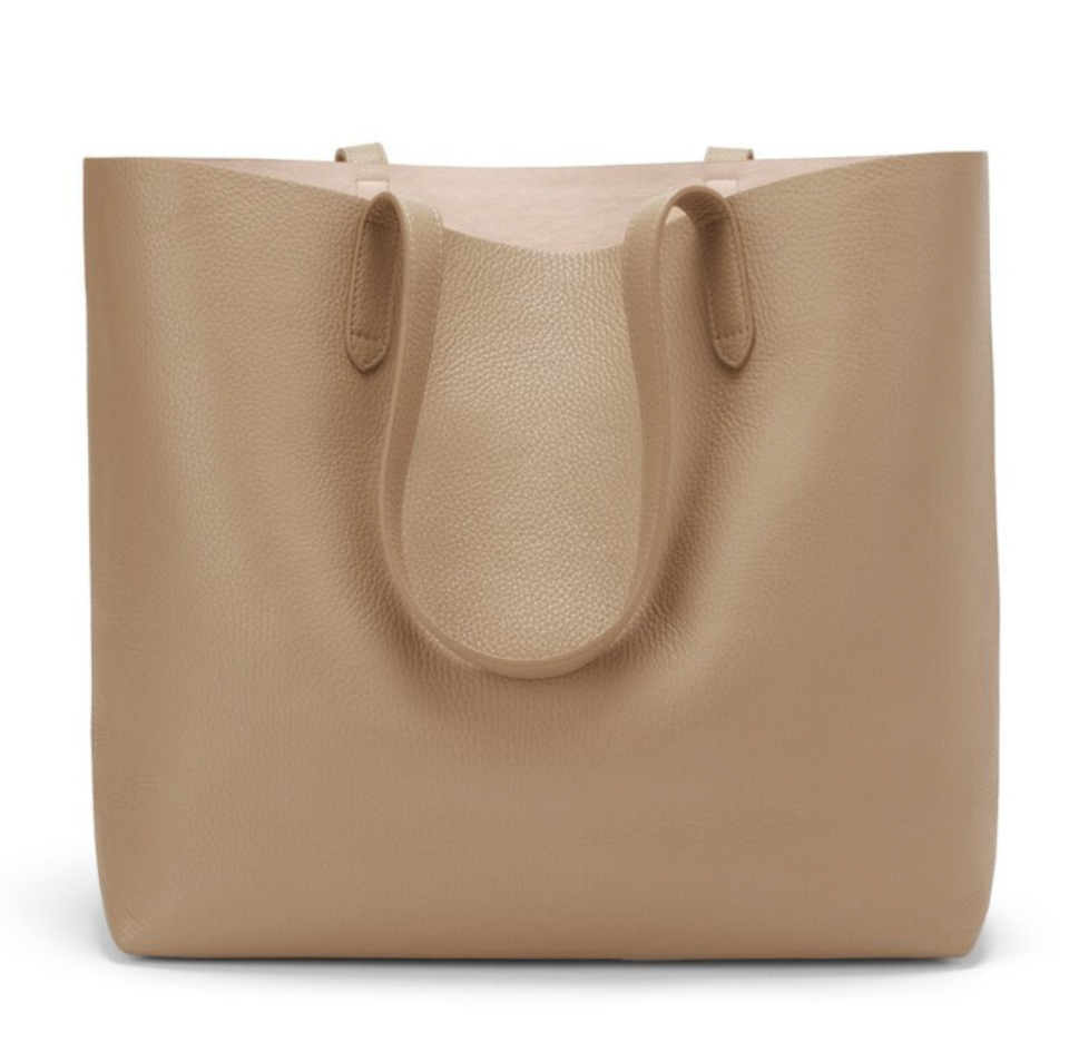 Classic Structured Leather Tote