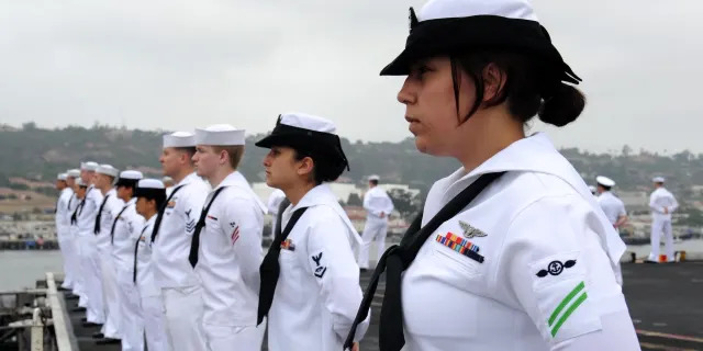 Navy sailors USS john c. stennis aircraft carrier