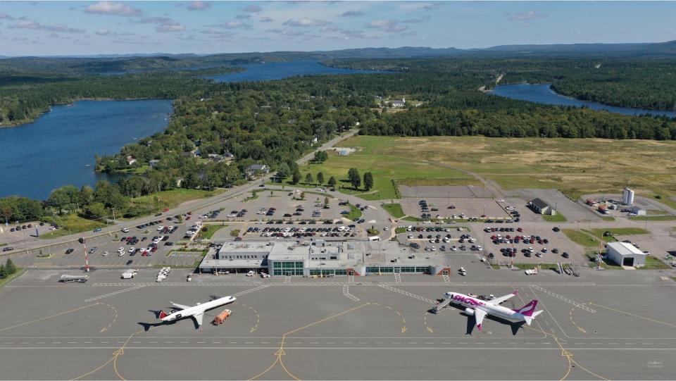 The Saint John airport as it currently exists. 