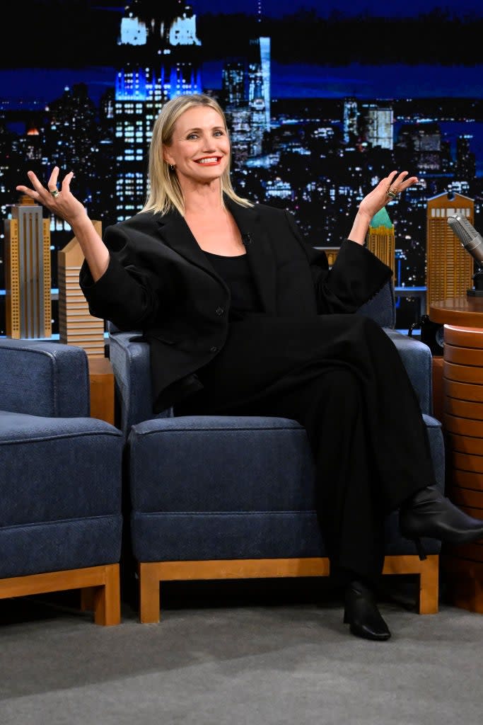  Actress Cameron Diaz during an interview on Wednesday, October 25, 2023