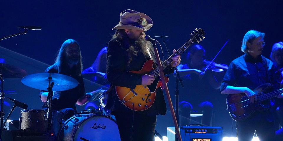 Chris Stapleton at the Grammys in 2022.