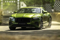 <p>The next-generation, plug-in hybrid Continental GT took to the hill as the marque looks to cement its 771bhp beast as <strong>the sporting alternative to the old W12</strong>.</p><p>A timed run up the Goodwood hill will tell us if the marque is correct that it’s the quickest version yet. With 771bhp, an official 0-62mph time of 3.2sec and a heavily reworked chassis, it’s in with a chance.</p><p><strong>Read our <a href="https://www.autocar.co.uk/car-news/new-cars/new-bentley-continental-gt-speed-771bhp-phev-lands-25-june" rel="nofollow noopener" target="_blank" data-ylk="slk:Bentley Continental PHEV review;elm:context_link;itc:0;sec:content-canvas" class="link ">Bentley Continental PHEV review</a></strong></p>