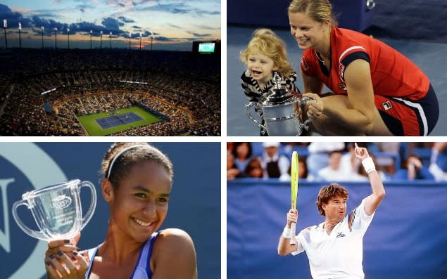 The US Open has witnessed some crazy games, scenes and stars over the years - Getty Images