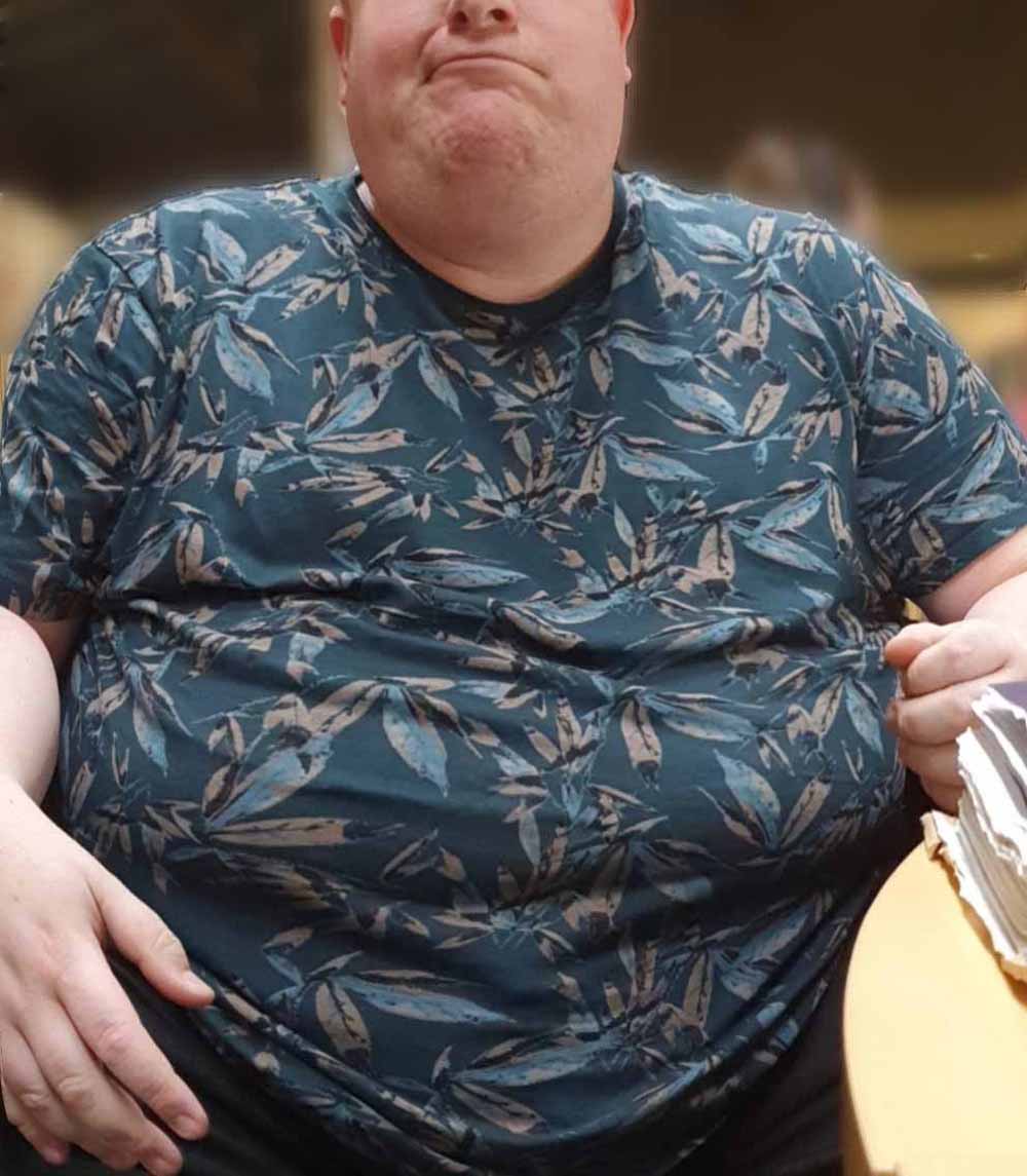 Richard on the day he started Slimming World in January 2020 (Collect/PA Real Life).