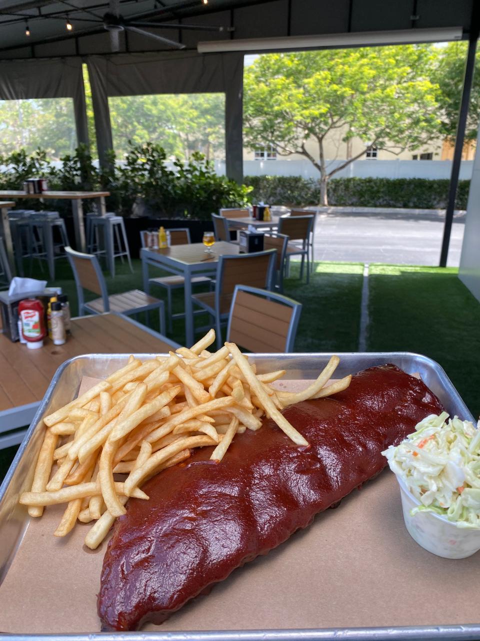 Legends Tavern & Grill in Palm Beach Gardens will offer dads a plate of baby back ribs with coleslaw and fries for only $17.99 this Father's Day.