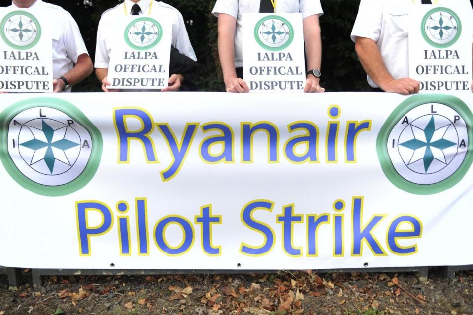 Irish Ryanair pilots went on strike last week (EPA)