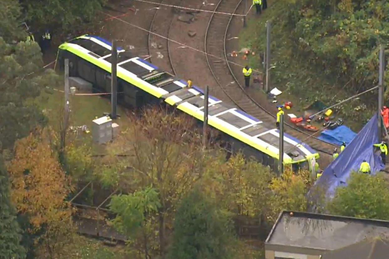 Croydon tram crash: The driver was questioned by police again this week: PA / Sky News