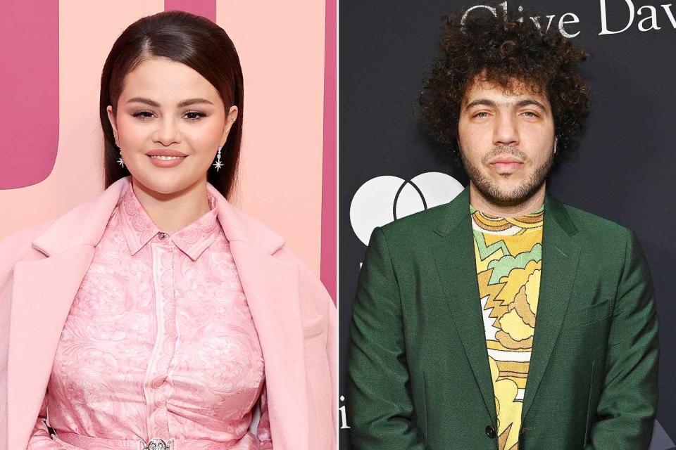 <p>Cindy Ord/Getty; Gilbert Flores/Billboard via Getty</p> Selena Gomez and Benny Blanco confirmed their relationship in December 2023