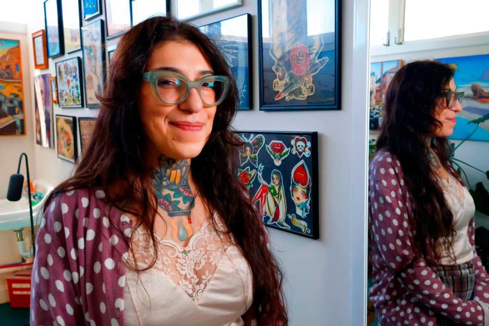 Malia Sioux is the owner of Smoking Mirror Tattoo Gallery in Columbus, Georgia.