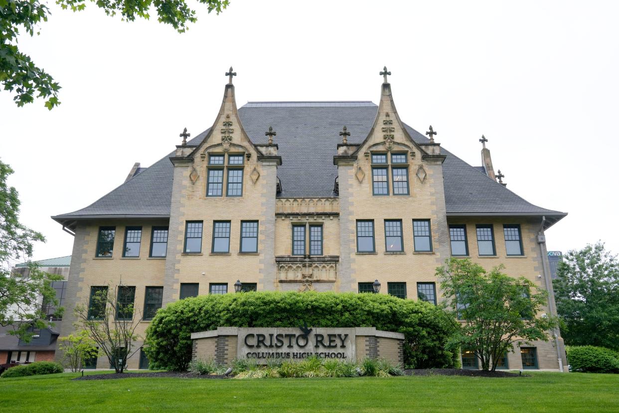 Cristo Rey Columbus High School is a private, Roman Catholic, co-educational high school at 400 E Town St, in downtown Columbus. The school prides itself on every student being accepted into college.