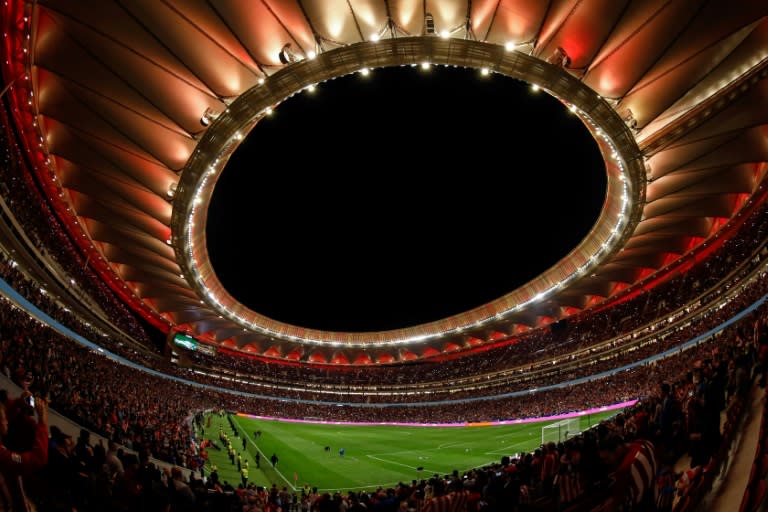 The inauguration of the Wanda Metropolitano stadium in Madrid