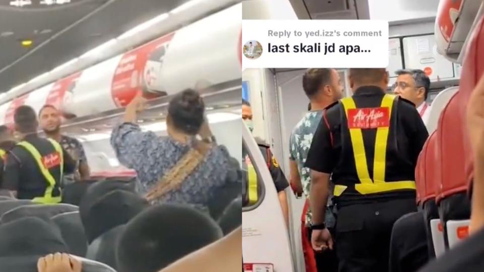 Un pasajero extranjero problemático retrasa un vuelo de AirAsia y pone a prueba la paciencia de los pasajeros malayos