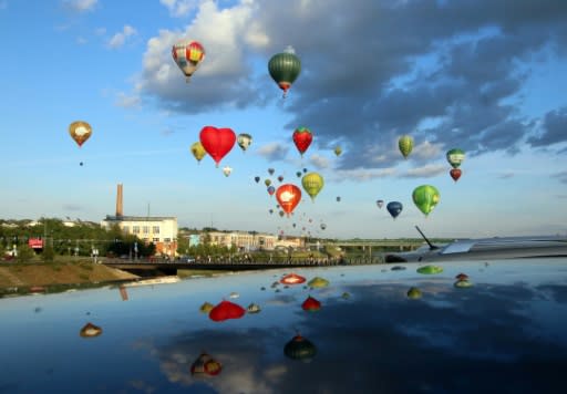 Balloon enthusiasts came to Lithuania from around the world