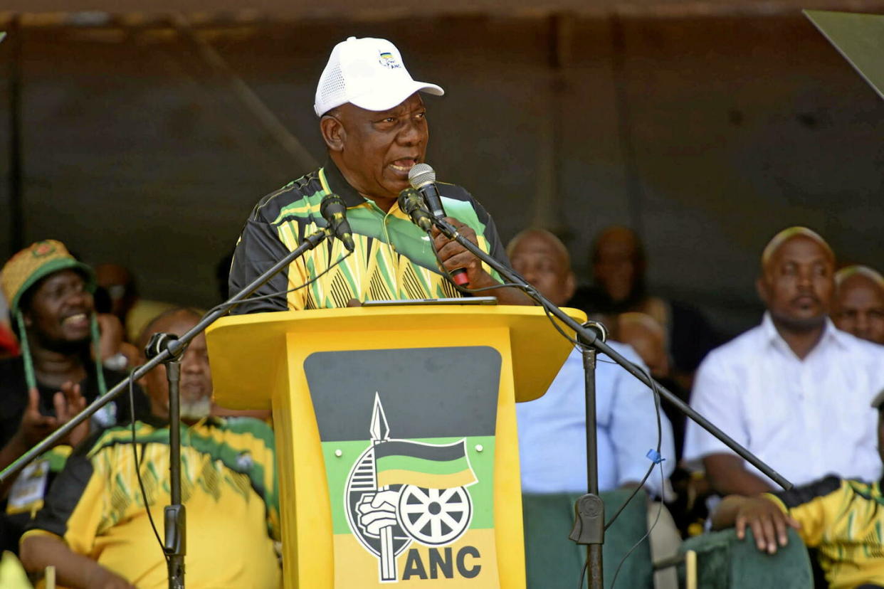 Le président d'Afrique du Sud, Cyril Ramaphosa.  - Credit:/AP/SIPA / SIPA / /AP/SIPA