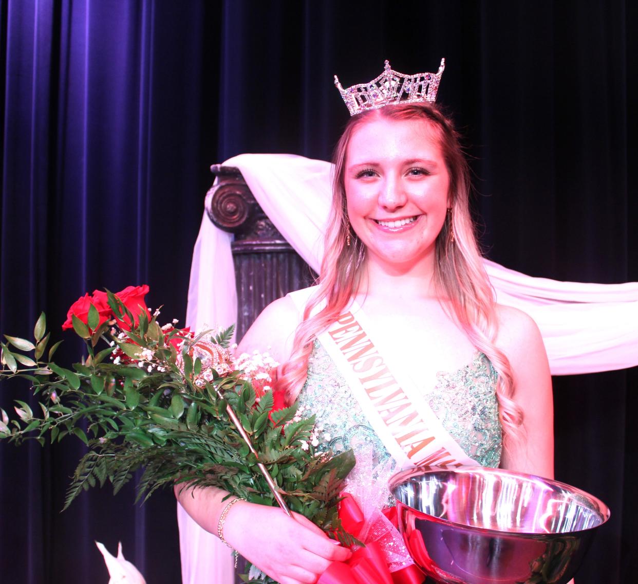 2024 Queen Maple LXXVII Gracie Paulman of Meyersdale won the queen contest and was one of the nine princesses competing for the crown in Meyersdale on Saturday evening.