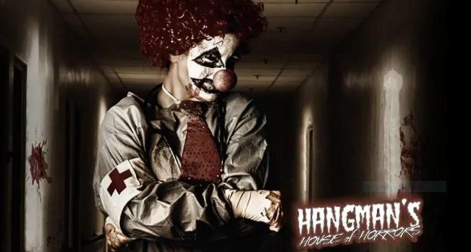 Hangman’s House of Horrors, the main haunted attraction at the Fort Worth haunted house, tells the legend of Hezekiah Jones, aka “The Hangman.”