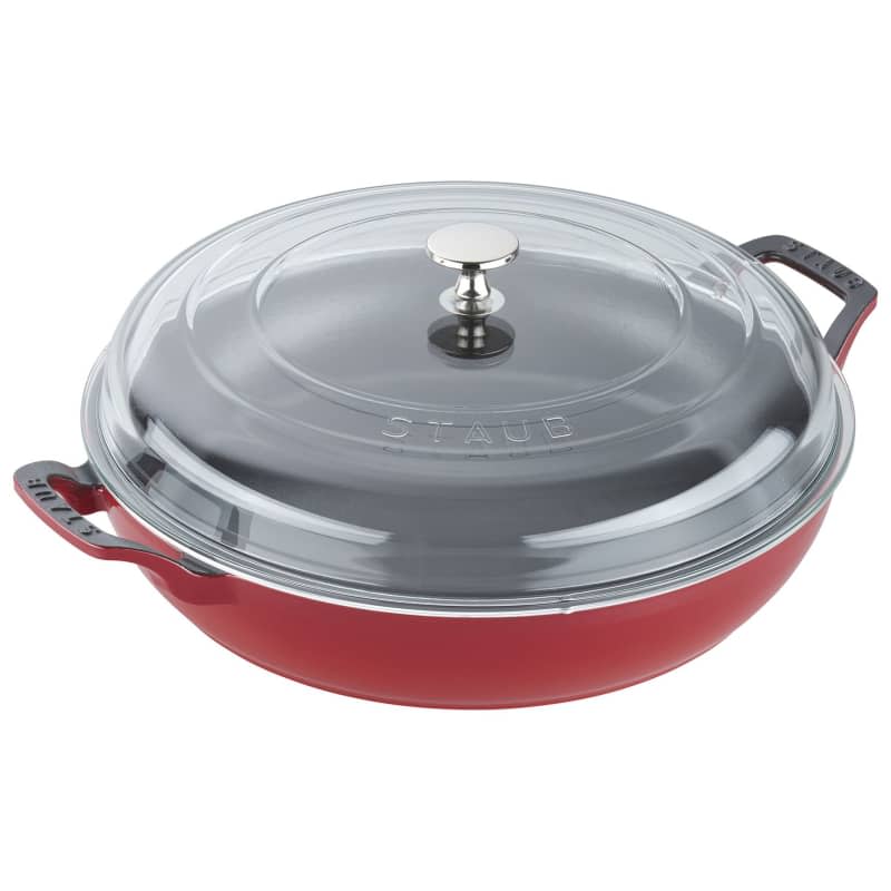 Staub 12" Braiser with Glass Lid