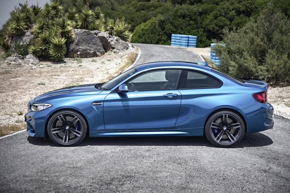 <p>As with the 1M, there’s a limited-slip differential on the rear axle to keep all that torque from turning instantly to smoke. New to the M2, the electrically-controlled diff not only can send all of the engine torque to one wheel in 150 milliseconds, but anticipates some wheelspin at launch. When the driver needs some slippage for drifiting, a special Sport+ mode in the stability control loosens its hold just enough for sideways travel.</p>