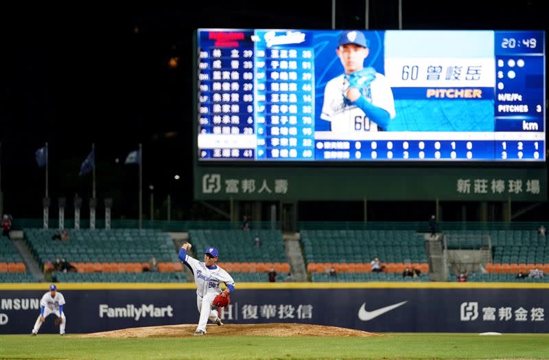 曾峻岳今年第3場敗投。（資料照／富邦悍將球團提供）