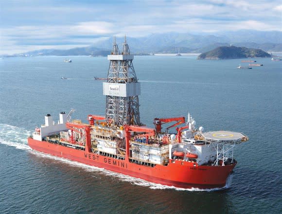 Seadrill West Gemini drillship.