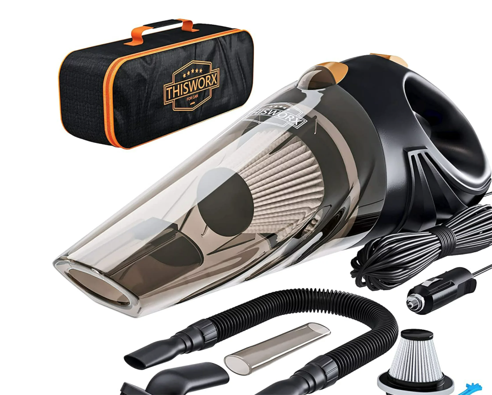 <p><a href="https://go.redirectingat.com?id=74968X1596630&url=https%3A%2F%2Fwww.walmart.com%2Fip%2FThisWorx-Portable-Car-Vacuum-Cleaner-with-16-Foot-Cable-12V-Black%2F551967136&sref=https%3A%2F%2Fwww.goodhousekeeping.com%2Fholidays%2Fgift-ideas%2Fg43917093%2Fbest-gifts-from-walmart%2F" rel="nofollow noopener" target="_blank" data-ylk="slk:Shop Now;elm:context_link;itc:0;sec:content-canvas" class="link ">Shop Now</a></p><p>Portable Car Vacuum</p><p>$37.41</p>