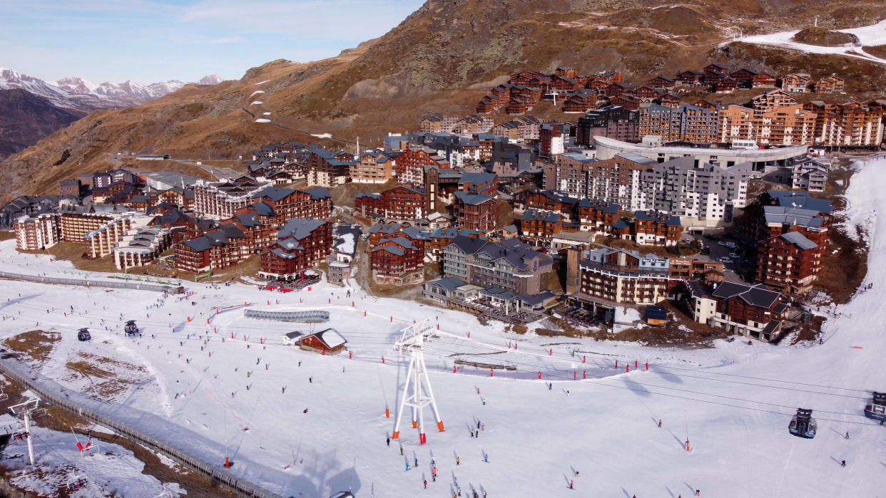Station de ski à Val Thorens dans les Alpes. Les stations de ski n’ont pas du tout apprécié le rapport « grossier » et « tapageur » de la Cour des comptes. Photo d’illustration