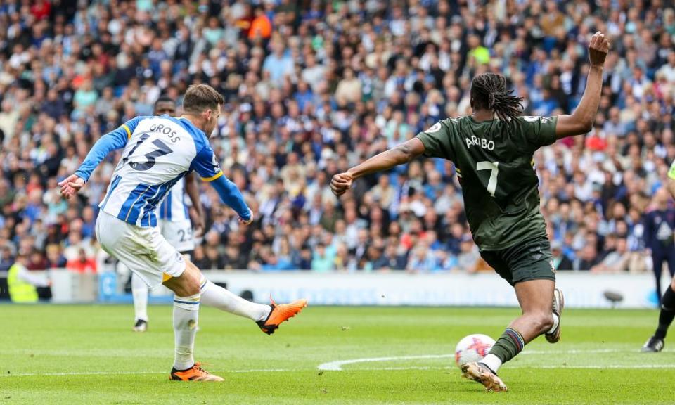 Pascal Gross scores the clinching third goal