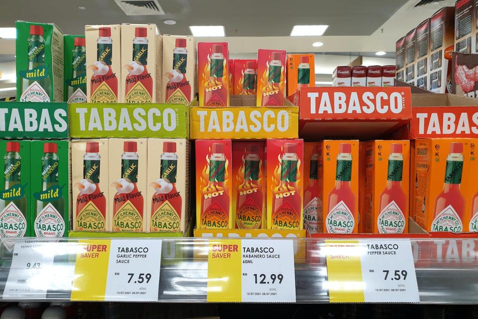 Tabasco Sauce — made from Tabasco, vinegar and salt — is one of the most popular hot sauces. (Shutterstock)