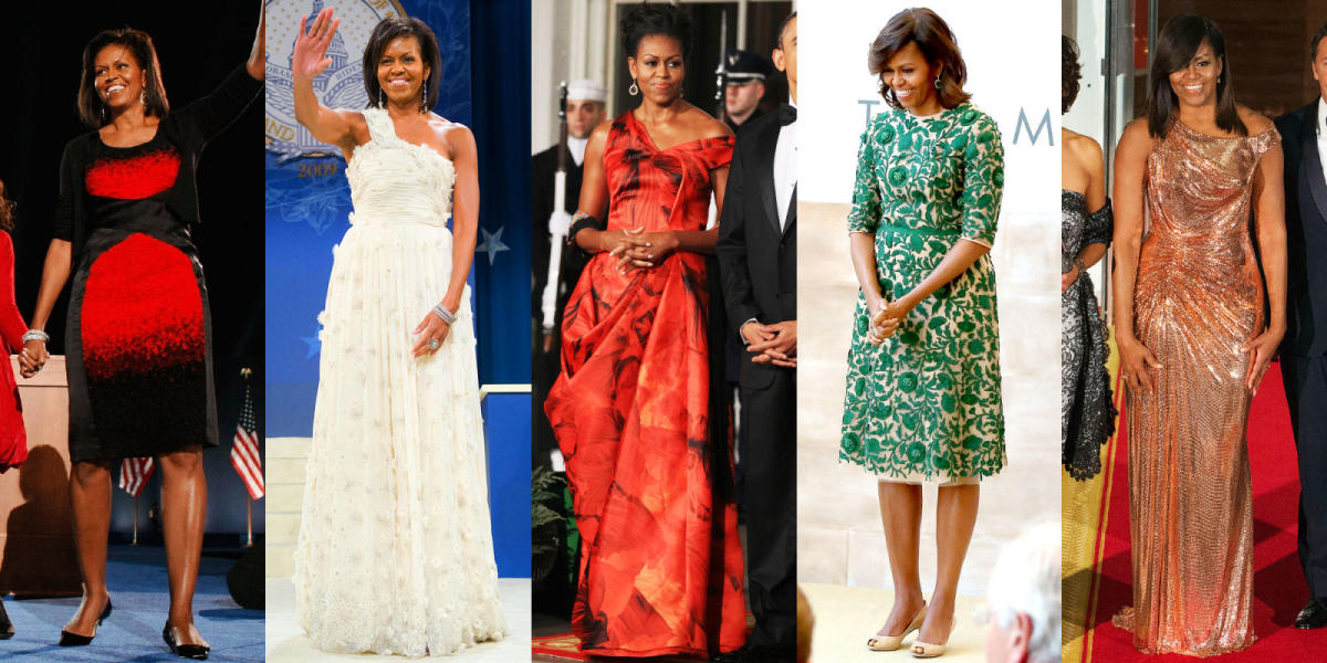 Michelle Obama Fucking Bill Clinton - A Look Back at Michelle Obama's 47 Most Important Fashion Moments