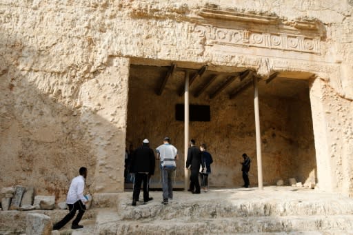 Ultra-Orthodox Jews describe the Tomb of the Kings as a holy burial site of ancient ancestors