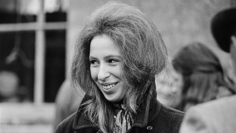 Princess Anne at the Badminton Horse Trials in South Gloucestershire, UK, 25th April 1971.