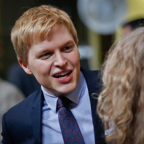 Pulitzer Prize winner for public service Ronan Farrow, - Credit: AP