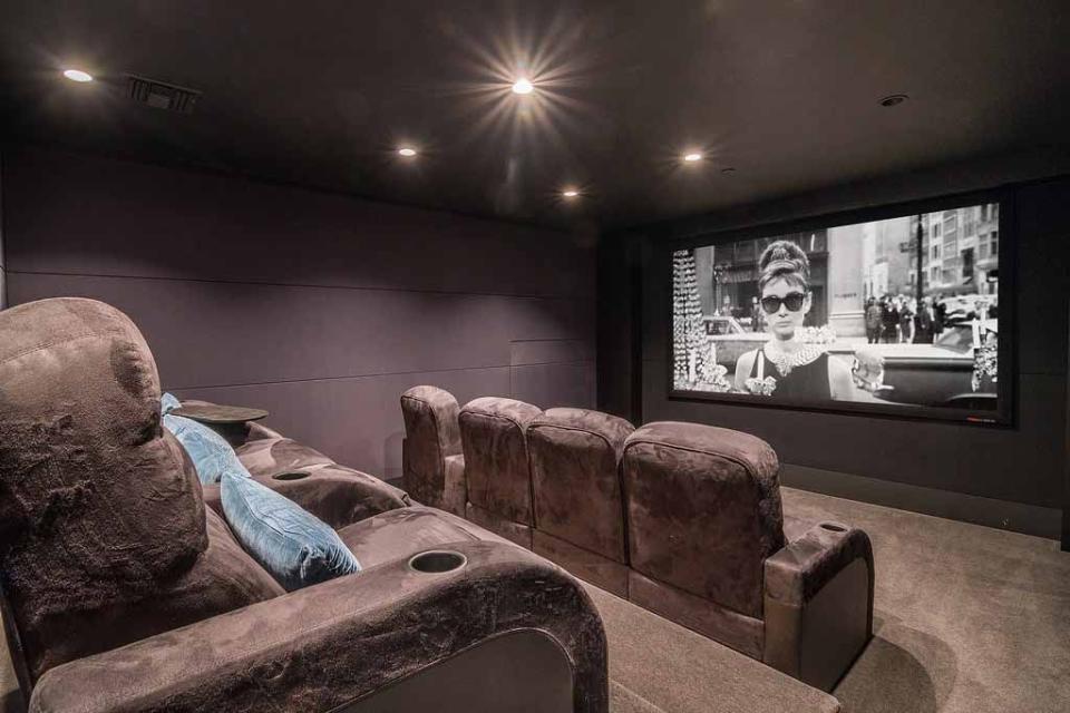 8) Here's a view of the screening room.