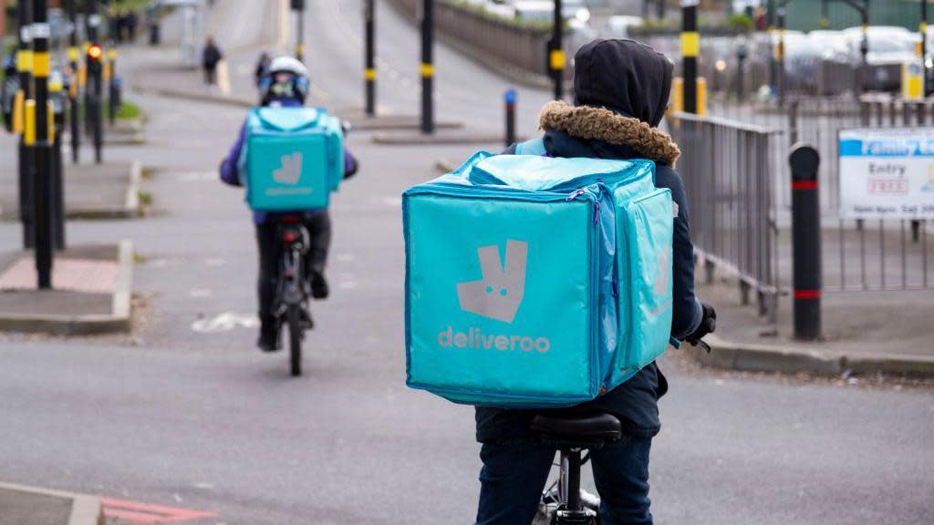 Deliveroo drivers