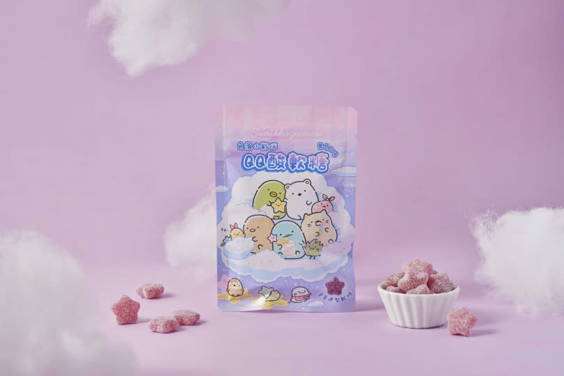 日本卡通人物「角落小夥伴」宣布推出新品，可愛軟萌的角落小夥伴這次推出「角落小夥伴QQ酸軟糖」！