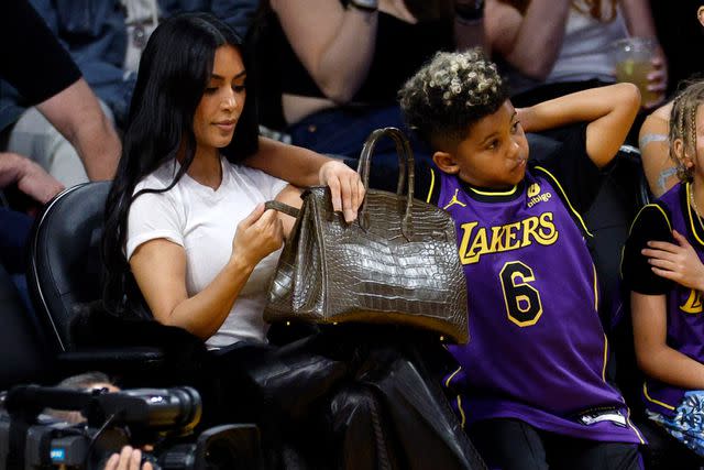 Kim Kardashian trades her Birkin for an Erewhon grocery bag at