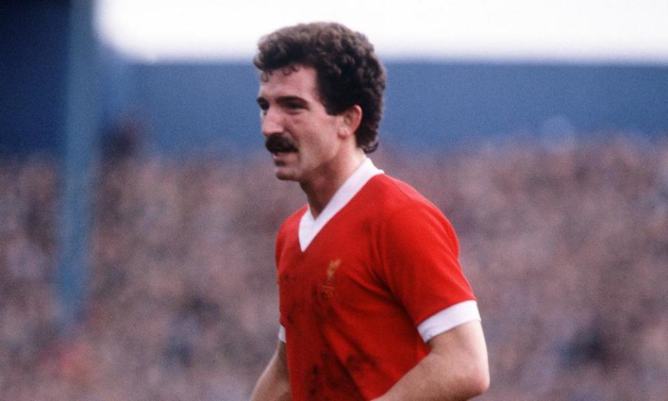 Graeme Souness pictured playing for Liverpool in 1982.