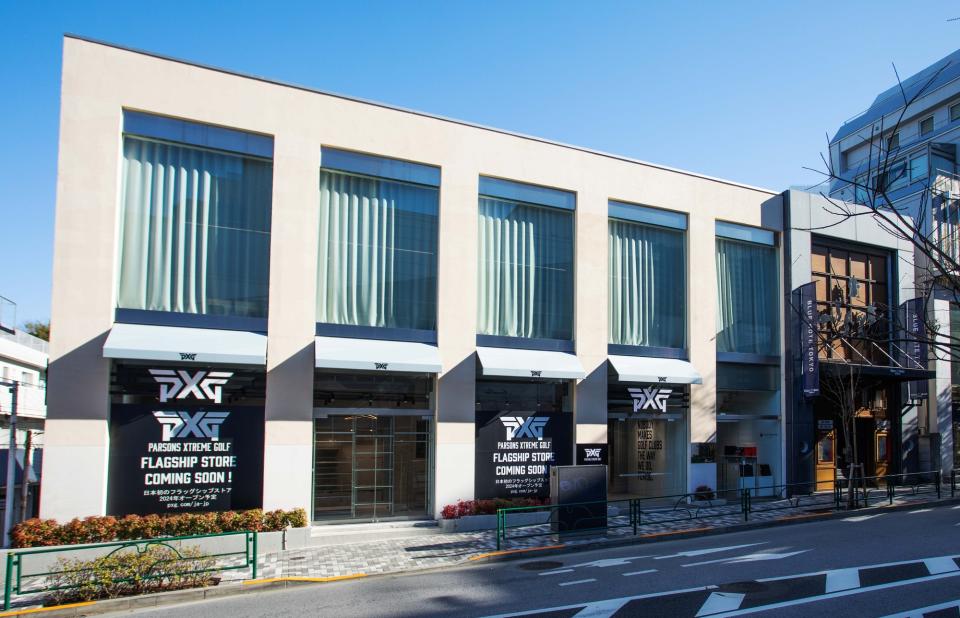 The PXG store in Aoyama, a neighborhood in Tokyo.