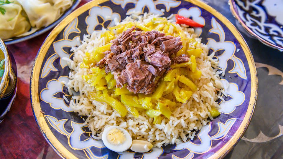 Plov, Uzbekistan's national dish, comes in many forms. - Tanatat pongphibool/Moment RF/Getty Images