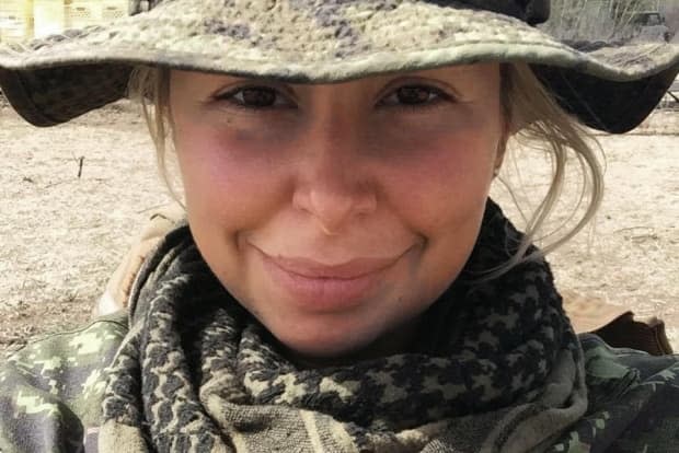 Bombardier Chelsea Cogswell's court martial began on Wednesday. She is alleged to have fed marijuana-laced cupcakes to gunners taking part in a live-fire training exercise in July 2018. (Submitted - image credit)