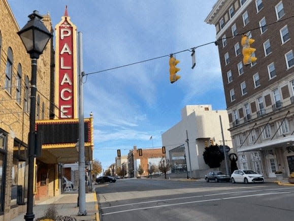 The Palace Theatre and the Harding Center on Center Street are two of the most historically-significant buildings in Marion.