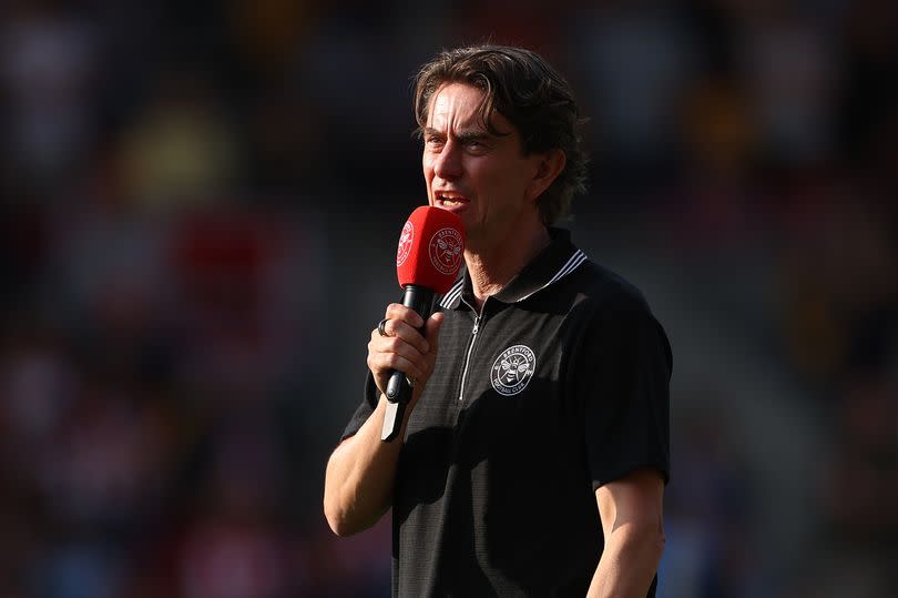 Thomas Frank after the Premier League match between Brentford FC and Newcastle United at Brentford Community Stadium.