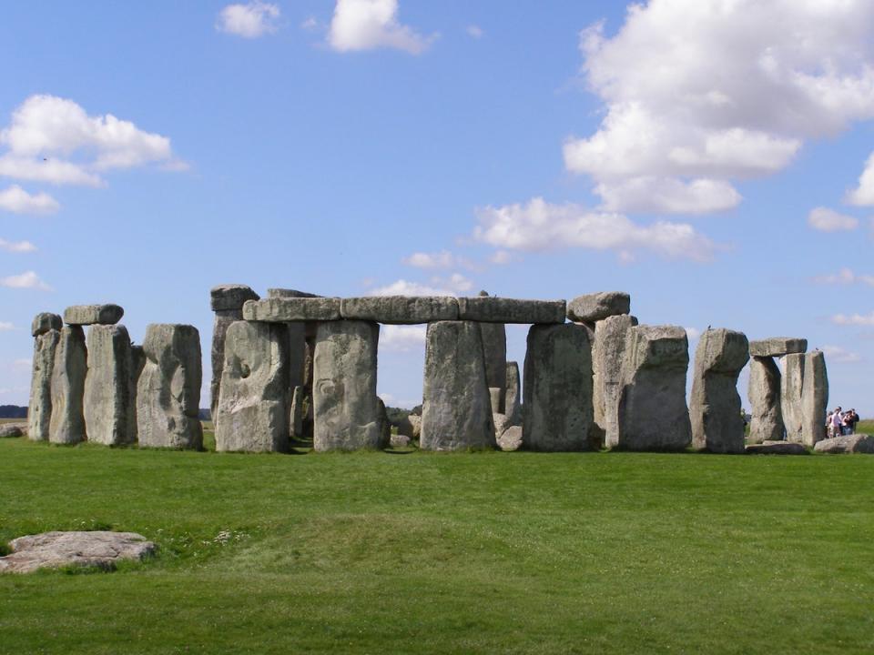 Britain's largest prehistoric temple: New research has revealed that the crucial (now partially buried) central stone of Stonehenge was brought to the site from Scotland's northern mainland, or Orkney (Wiki)