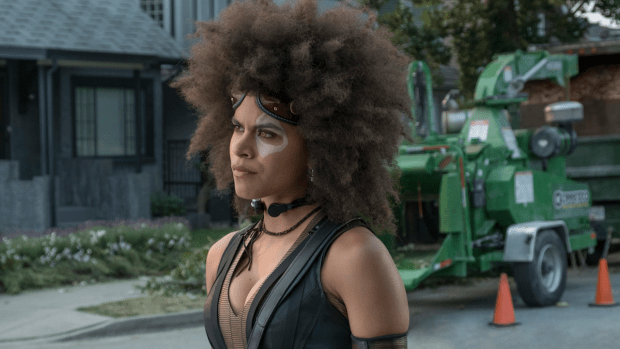 Zazie Beetz as Domino in "Deadpool 2"<p>20th Century Fox</p>