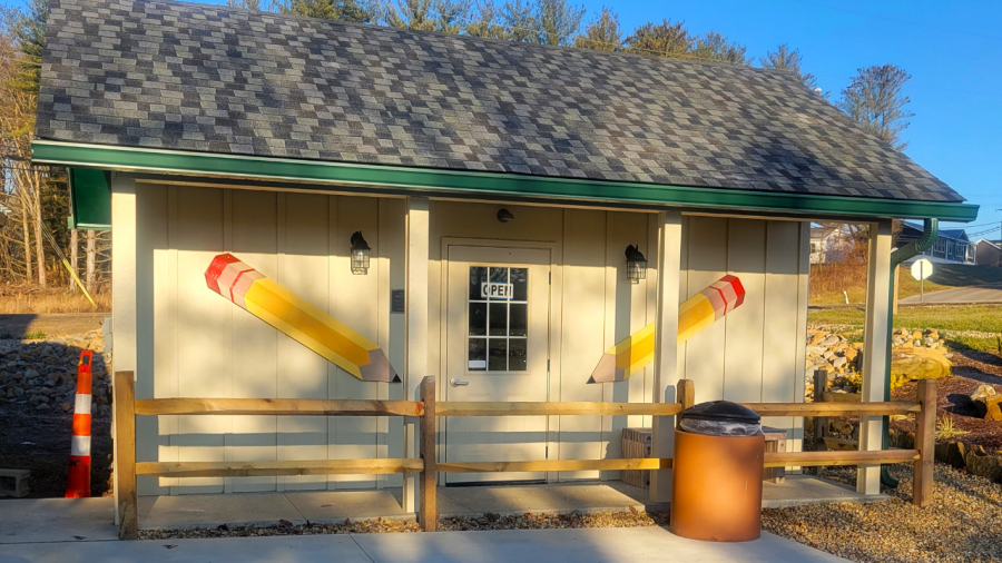 The new space is handicapped accessible and features museum-quality cases that house the array of sharpeners. (Courtesy Photo/Hocking Hills Tourism Association)