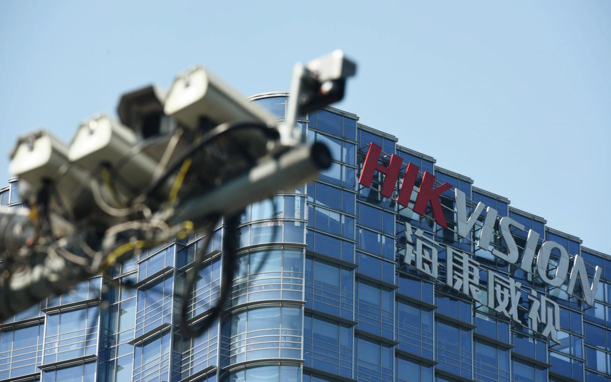 The Hangzhou headquarters of Chinese video surveillance firm Hikvision - Reuters