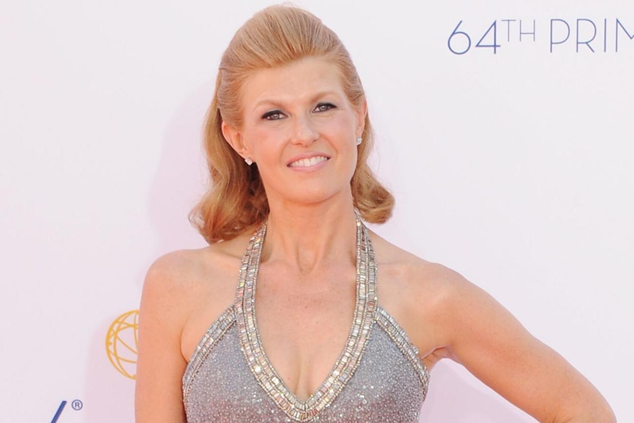 Actress Connie Britton arrives at the 64th Primetime Emmy Awards at Nokia Theatre L.A. Live on September 23, 2012 in Los Angeles, California.