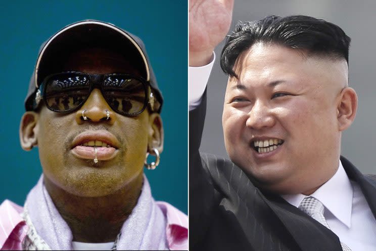 Dennis Rodman is headed back to North Korea. (AP)